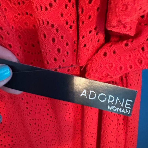 Adore Red Ruffle Mini Dress - Picture 3 of 3